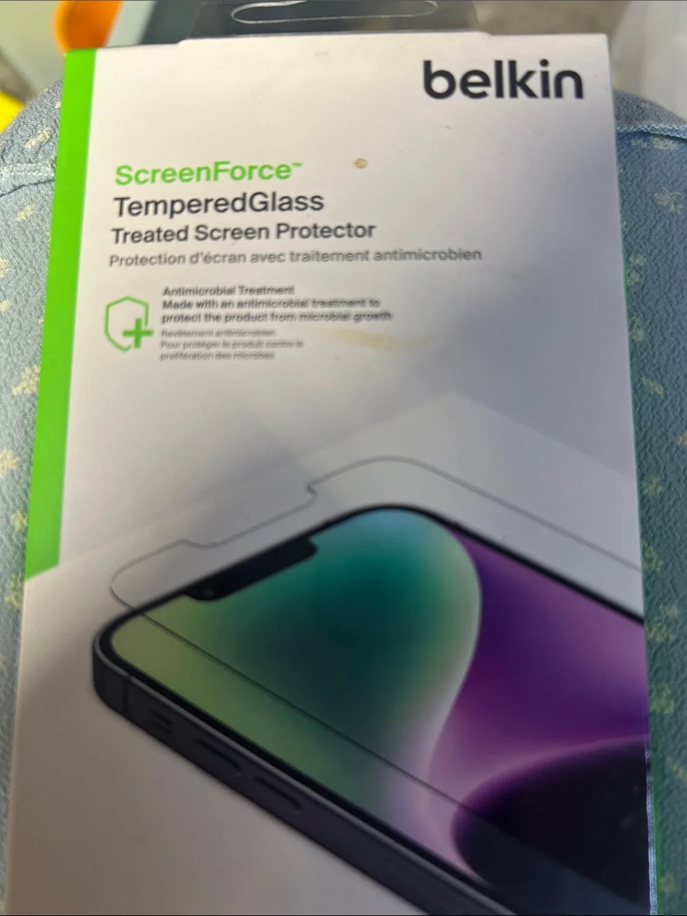 Belkin IPhone 14 13 13 pro  screen force tempered glass HG112